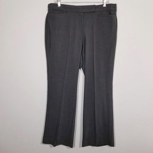 JM COLLECTION Womens Gray Stretch Dress Pants